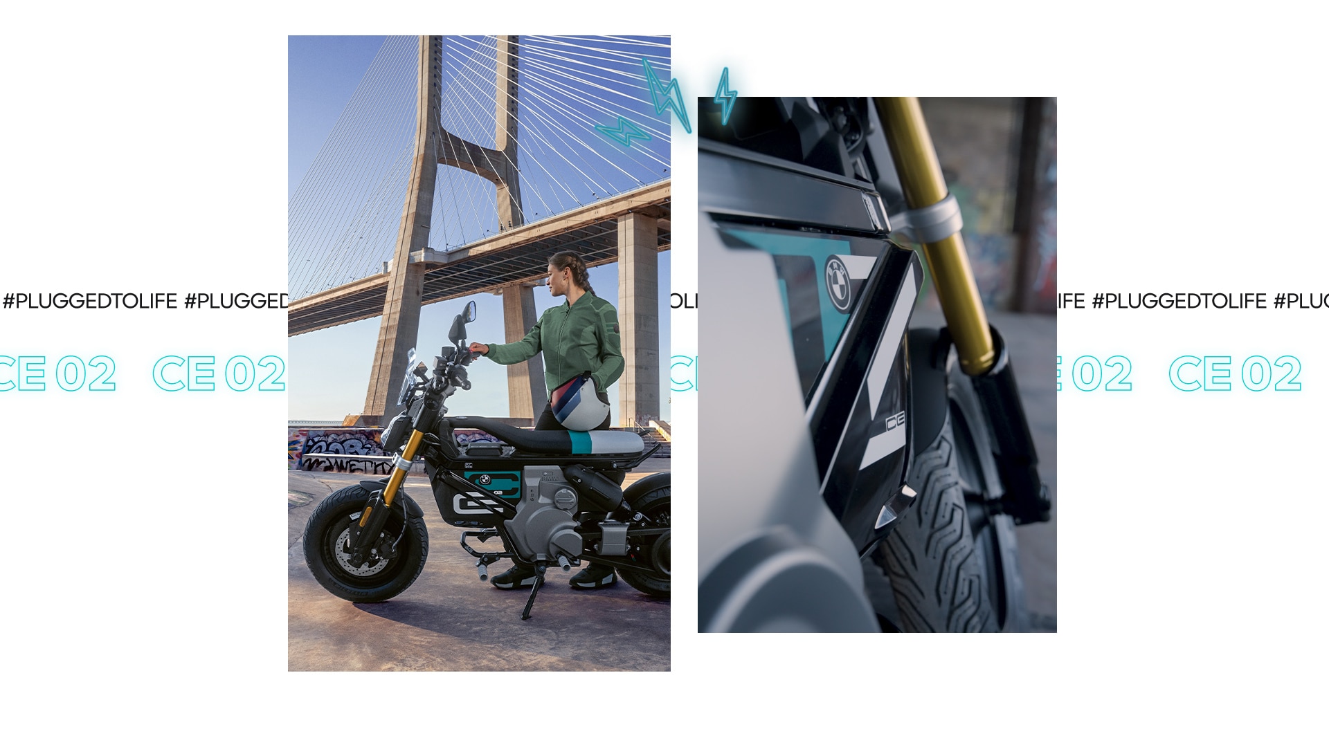 eParkourerは街に電化をもたらします。BMW MotorradのCE 02