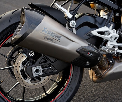 S 1000 R HPチタン製リアサイレンサー