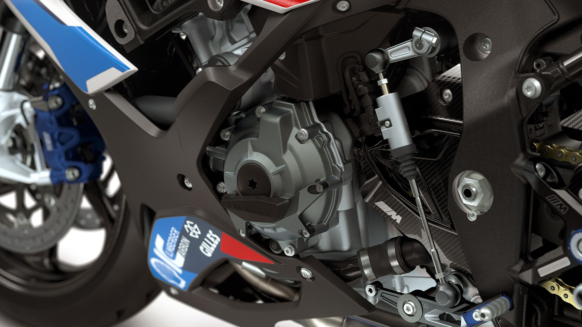 We see the engine of the M RR.