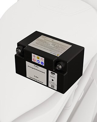 パワフルなM軽量バッテリー