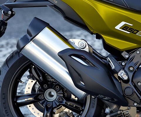 C 650 Sportのサイレンサー