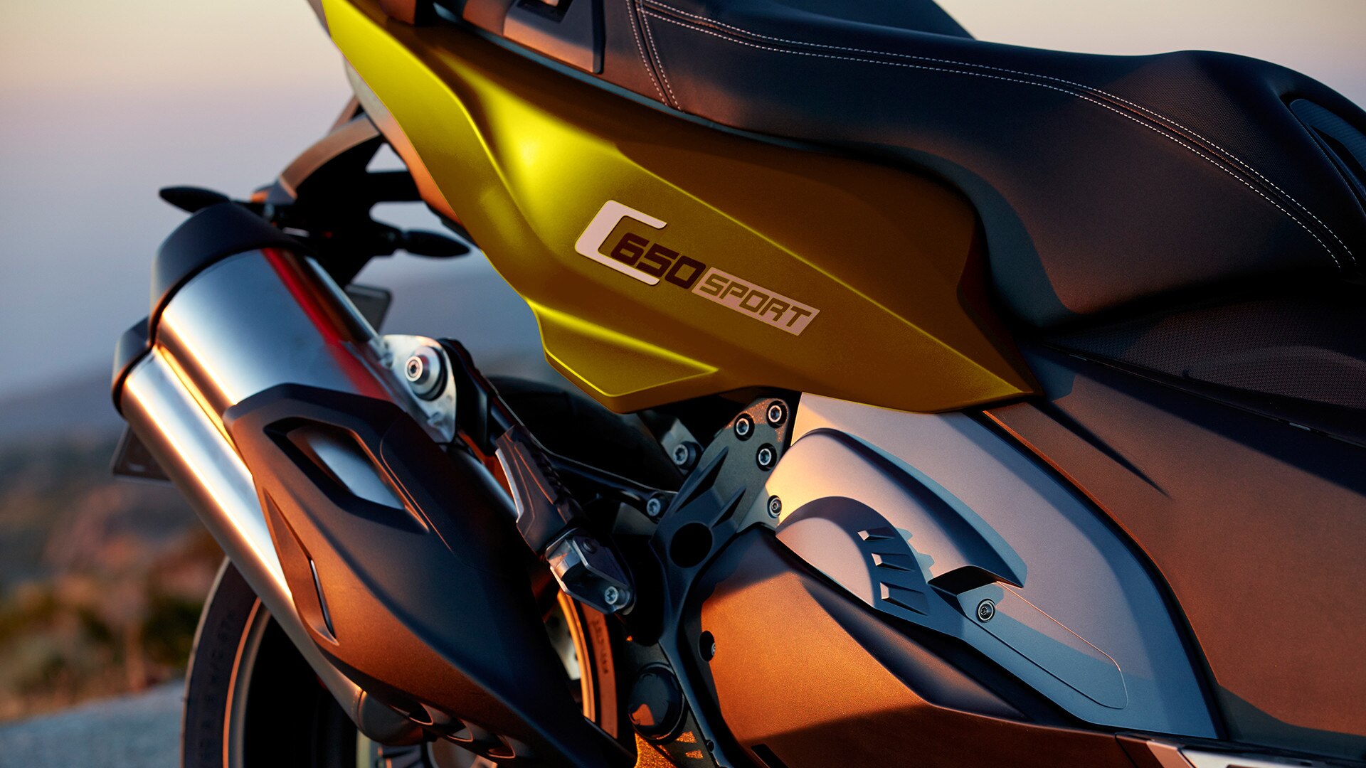 C 650 Sportのリアセクション