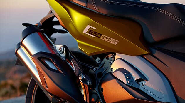 C 650 Sportのリアセクション